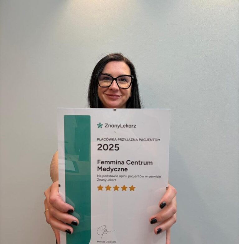 Femmina Centrum Medyczne zostało wyróżnione tytułem „Placówka Przyjazna Pacjentom 2025”